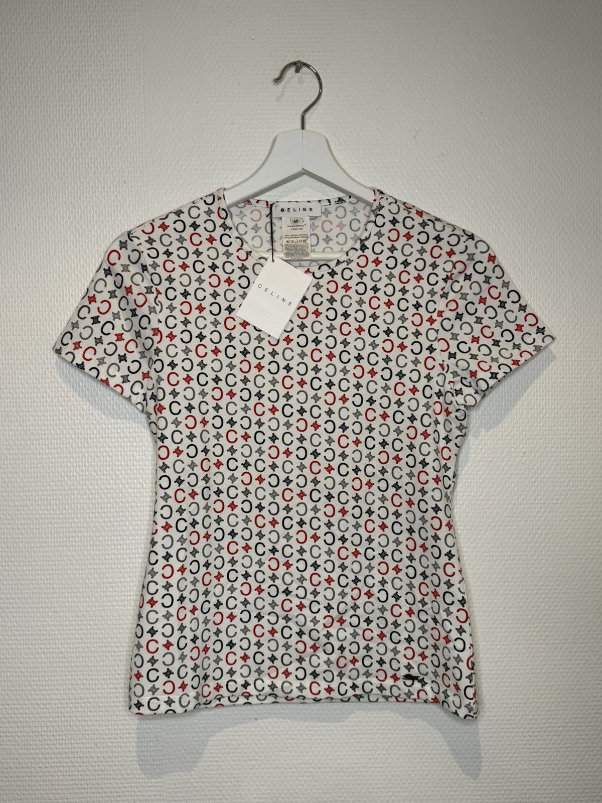 Celine Celine Paris vintage monogram T-shirt Size M / US 6-8 / IT 42-44 - 1 Thumbnail