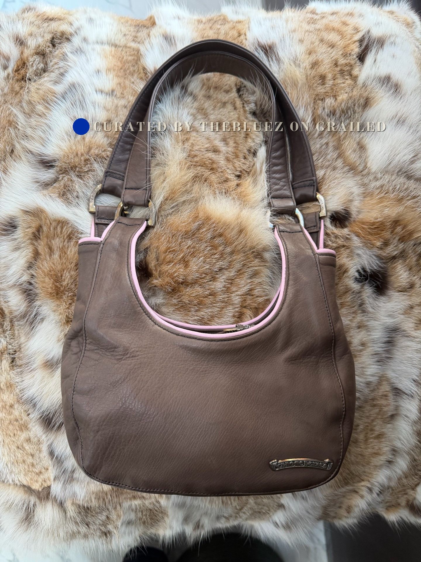 Chrome Hearts Chrome Hearts Brown Pink Hobo Bag Size ONE SIZE - 1 Thumbnail
