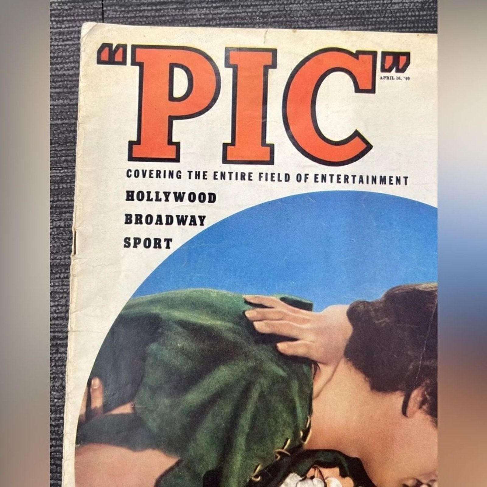 PICARD Vintage PIC Magazine - April 16, 1940 - Collectible Size ONE SIZE - 4 Thumbnail