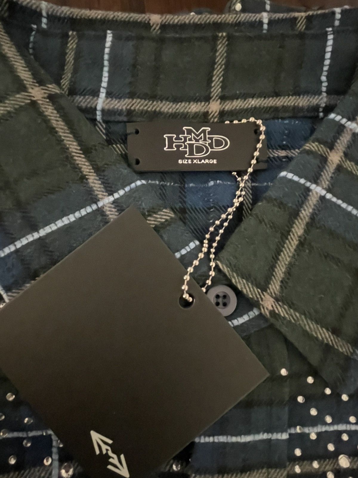 HMDD Hmdd green disco flannel / sunfaded flannel Size US XL / EU 56 / 4 - 2 Thumbnail