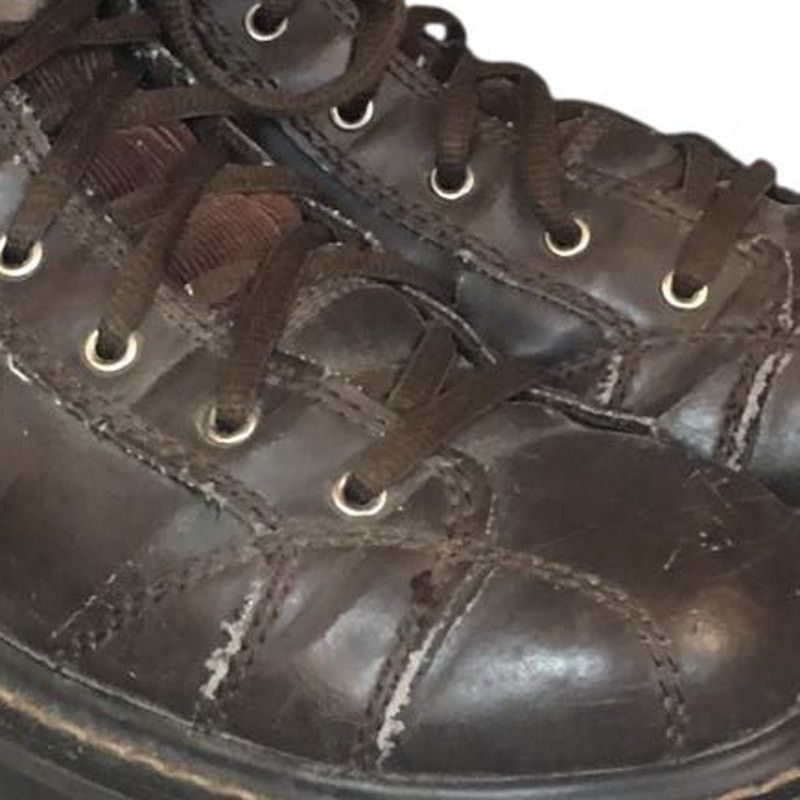 Faded Glory Faded Glory Oxford Chunk Brown Lace Up Leather Boot Shoe 7.5 Size US 7.5 / IT 37.5 - 7 Thumbnail