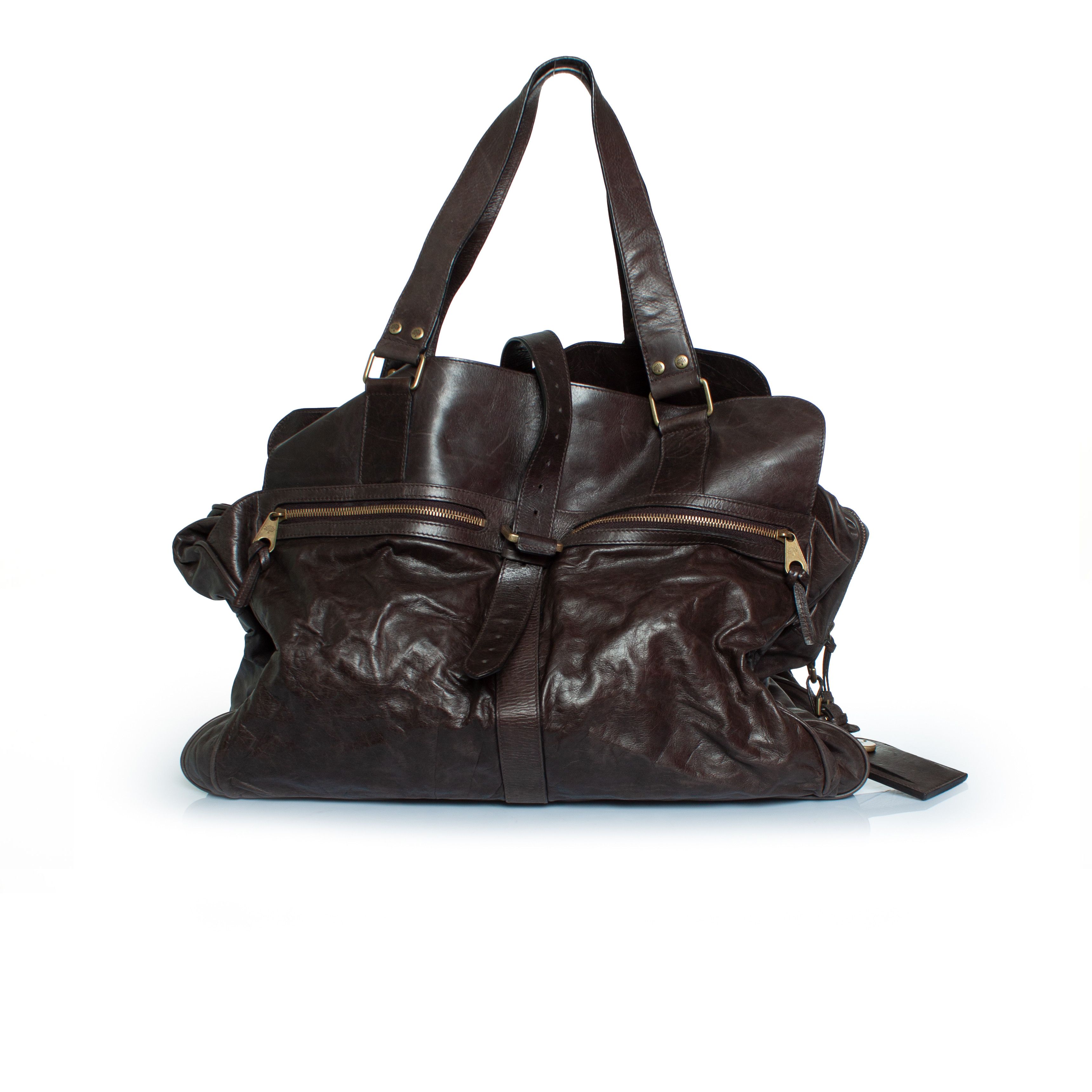 Mulberry Mulberry, Maxi Mabel reistas in bruin Size ONE SIZE - 5 Thumbnail