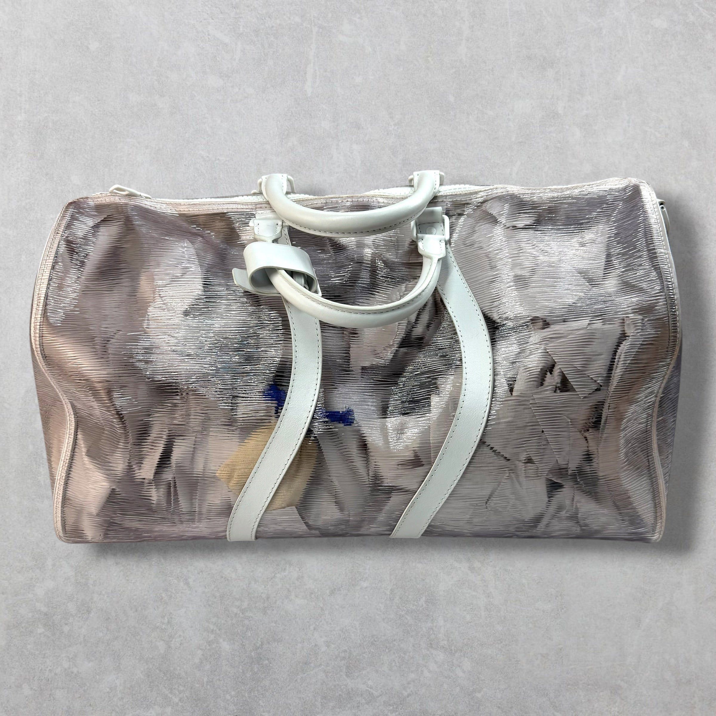 Louis Vuitton Louis Vuitton Wavy Keepall Bandoulière 50 Duffle Bag Size ONE SIZE - 1 Thumbnail