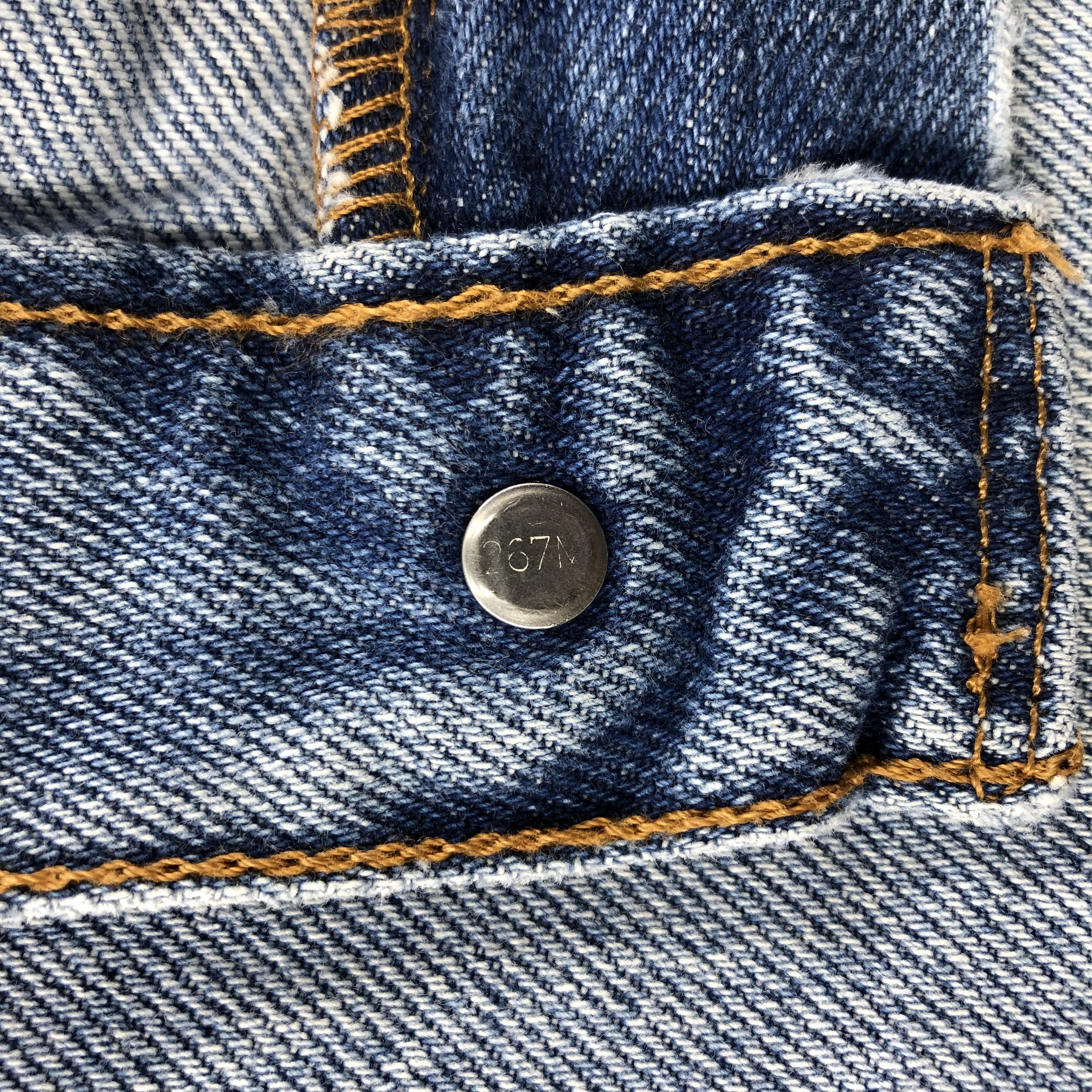 Levi's Vintage Blue Wash Levis 550 Jeans-J1582 Size US 42 / EU 58 - 11 Thumbnail