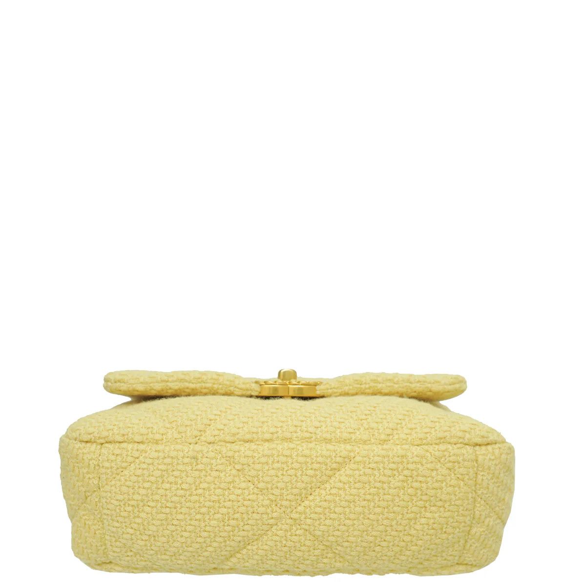 Chanel o1tko10125 Size: OS / Tweed Flap Bag in Light Yellow Size ONE SIZE - 3 Thumbnail
