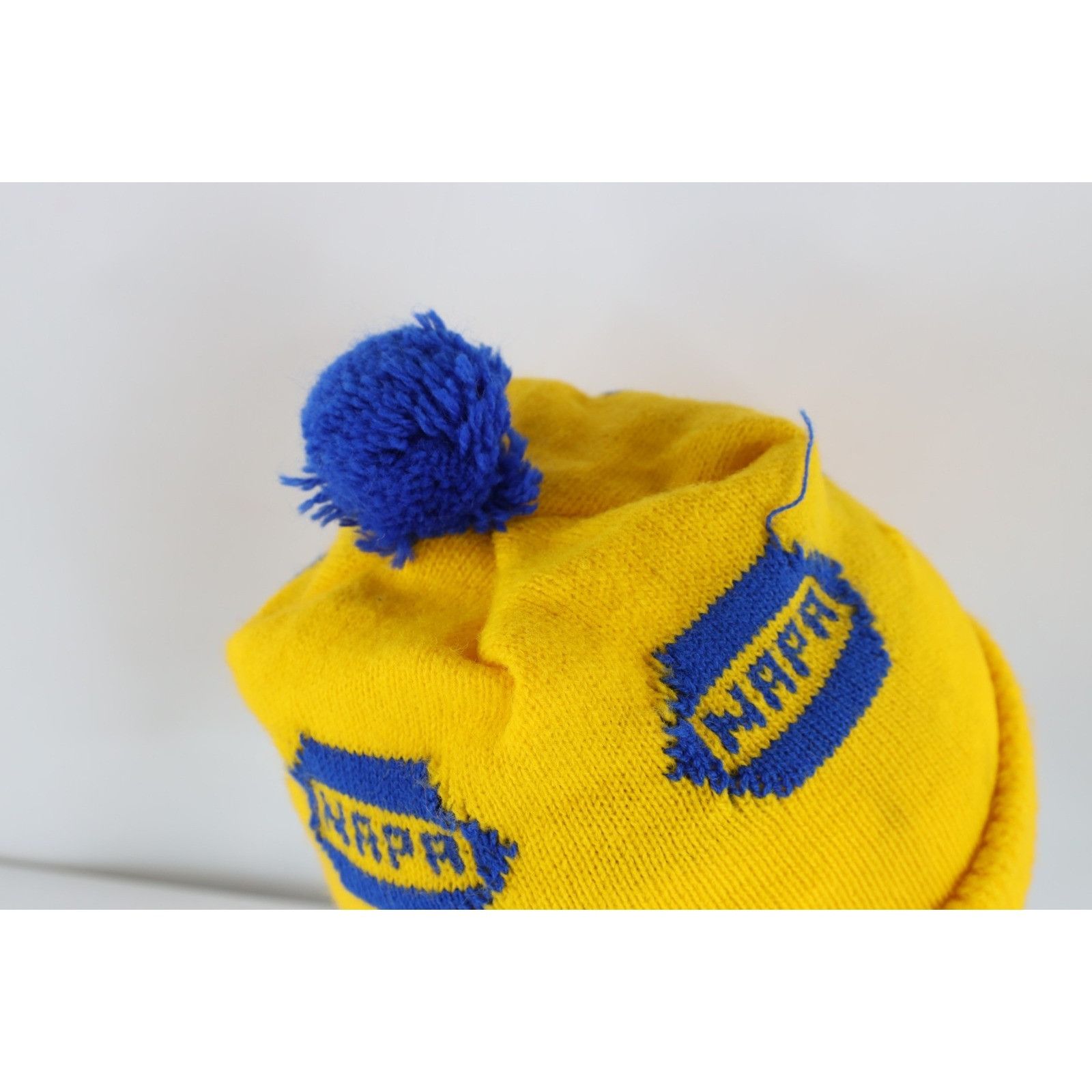 Vintage Vintage 80s 90s Spell Out NAPA Auto Parts Racing Beanie Hat Size ONE SIZE - 10 Thumbnail