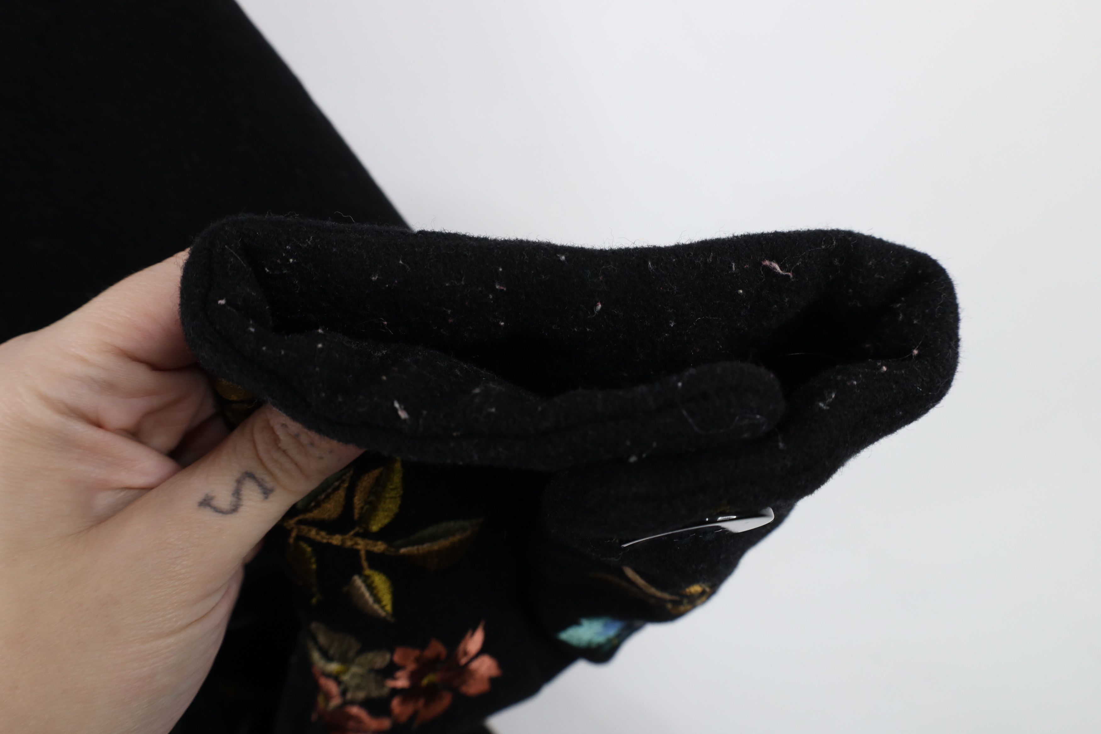 Vintage Vintage Y2K Streetwear Cashmere Blend Flower Floral Jacket Size L / US 10 / IT 46 - 6 Thumbnail