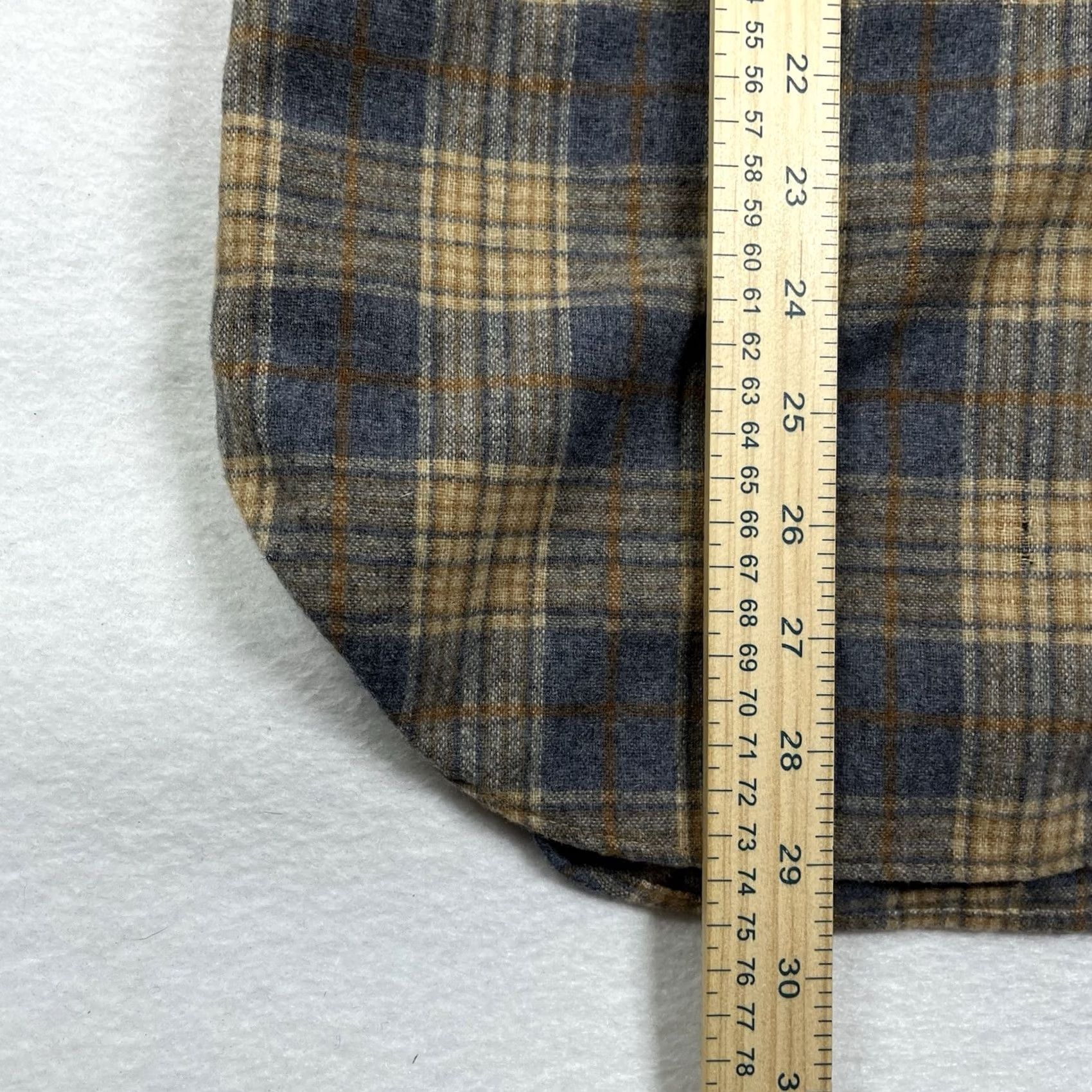 Pendleton VINTAGE Pendleton Flannel Shirt Wool Made In USA Medium Board Brown Plaid Long Sleeve Button-Up Men M USA 90s Size US M / EU 48-50 / 2 - 5 Thumbnail