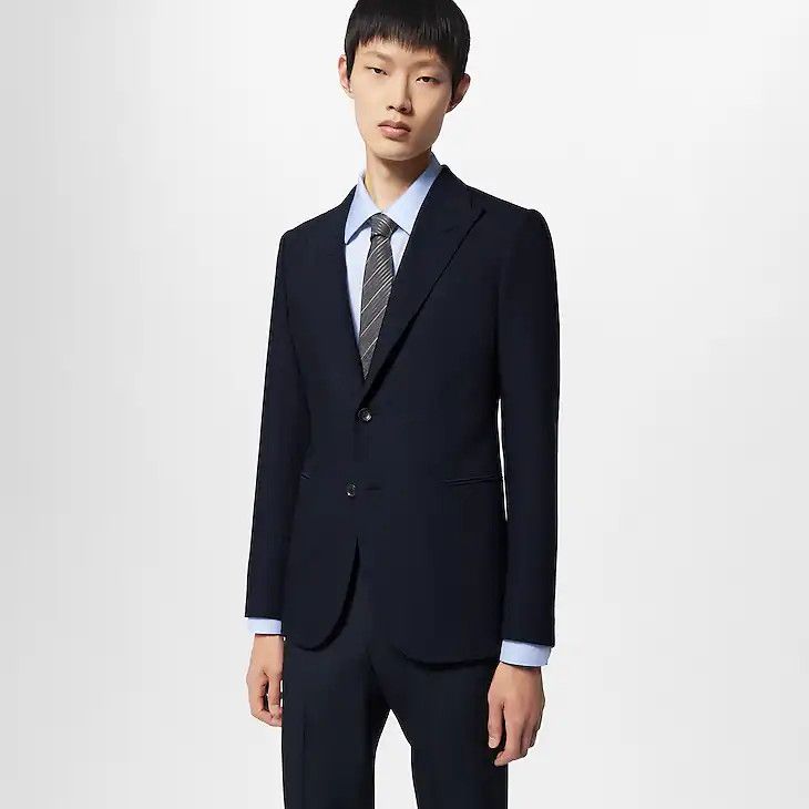 Louis Vuitton Single-Breasted Wool Pont Neuf Jacket Size 48S - 2 Thumbnail