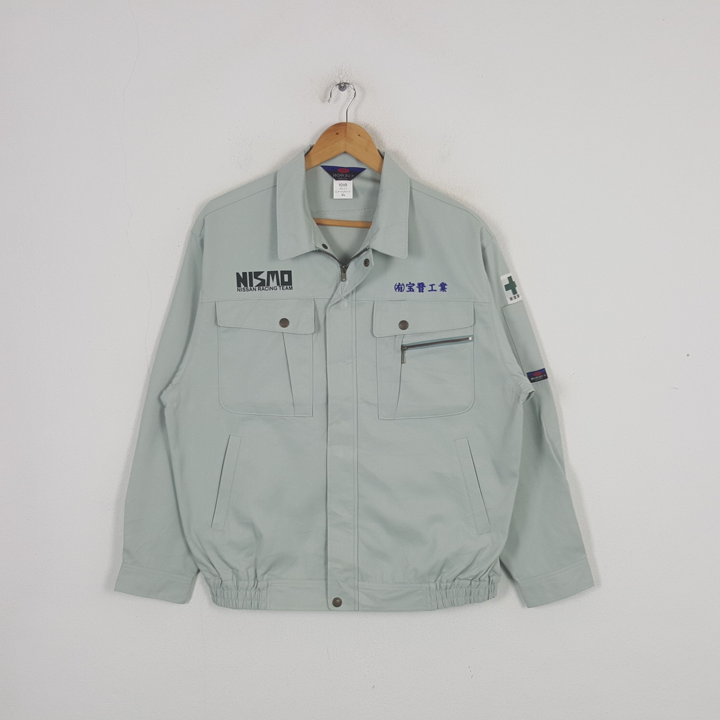 Japanese Brand × Vintage Vintage Nismo Nissan Racing Team Custom Art Jacket C287N20 Size US L / EU 52-54 / 3 - 3 Thumbnail