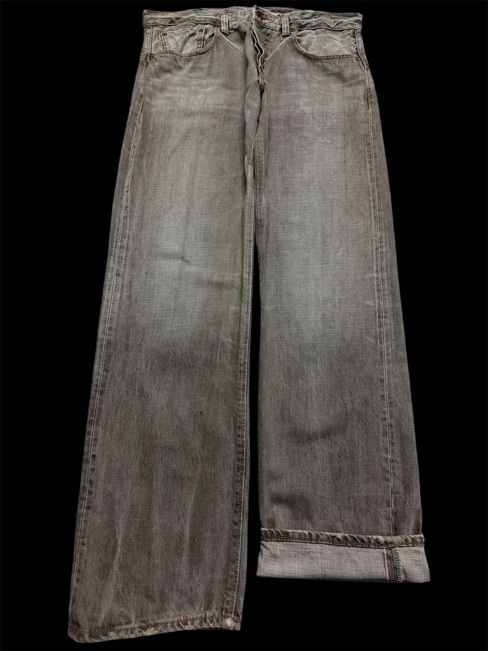 Kapital Insane💥90s Edwin Half Selvedge Rusty Distres faded Sick Size US 34 / EU 50 - 3 Thumbnail