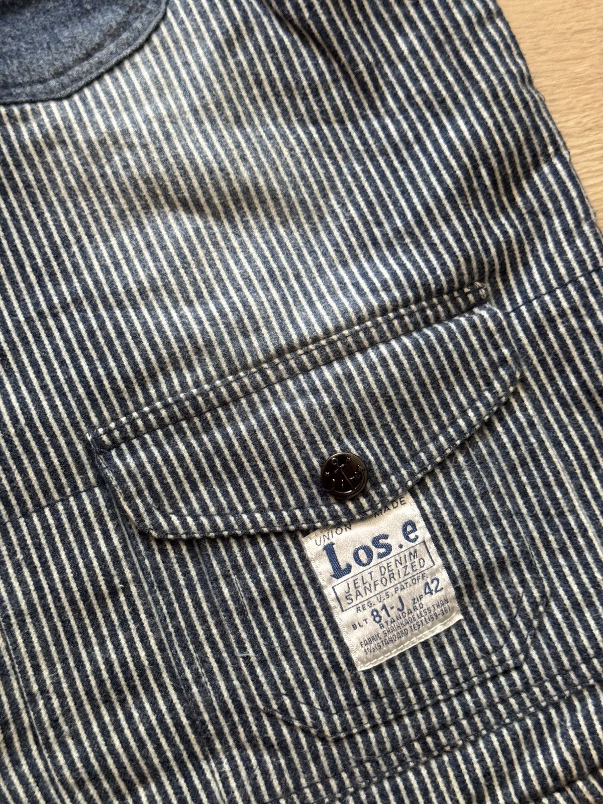 Japanese Brand Vintage Los.e Union Made Sanfor Denim Japanese Vest Size US M / EU 48-50 / 2 - 2 Thumbnail