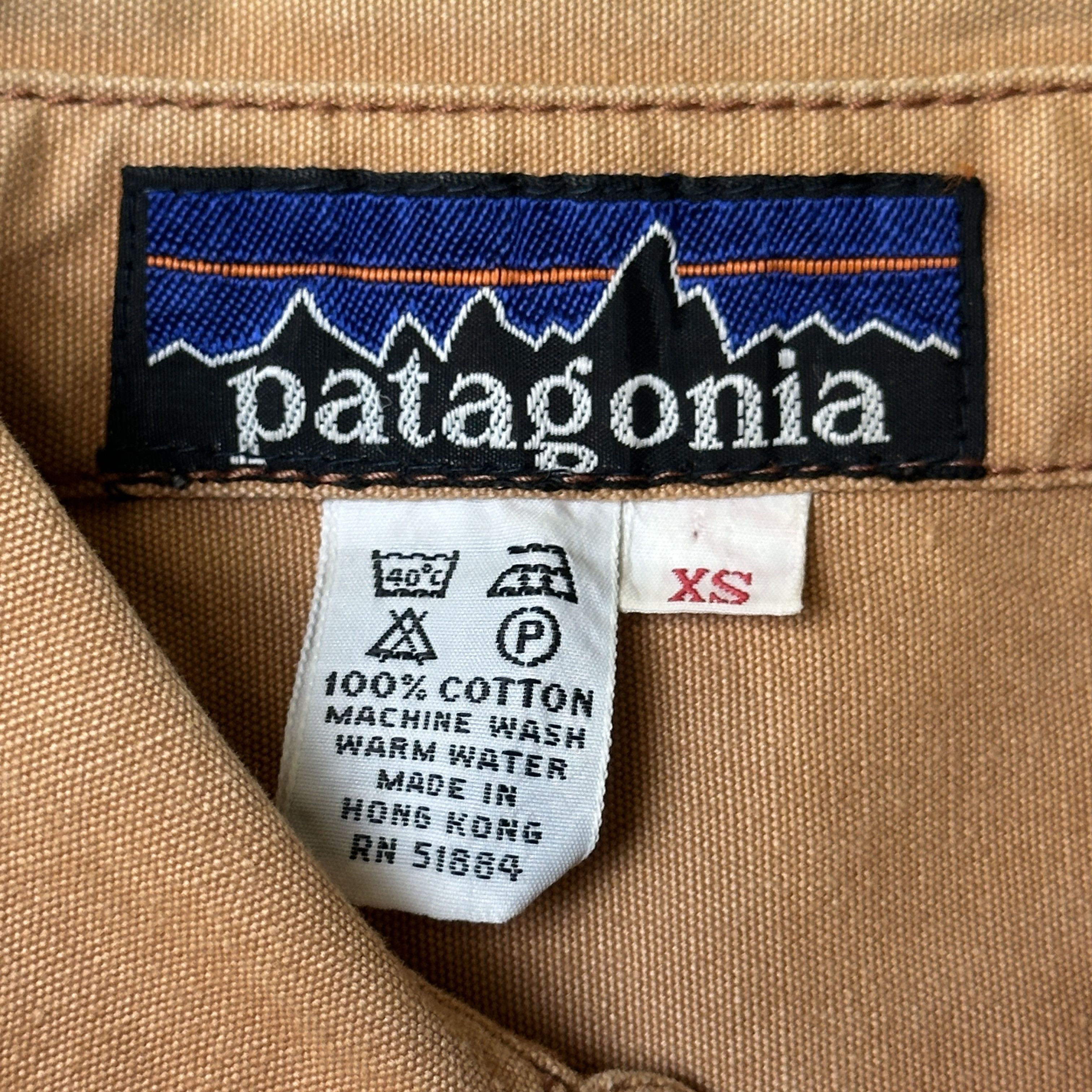 Patagonia Vintage Patagonia Brown Cotton Button-Up Shirt Size XS 70s Size US XS / EU 42 / 0 - 4 Thumbnail