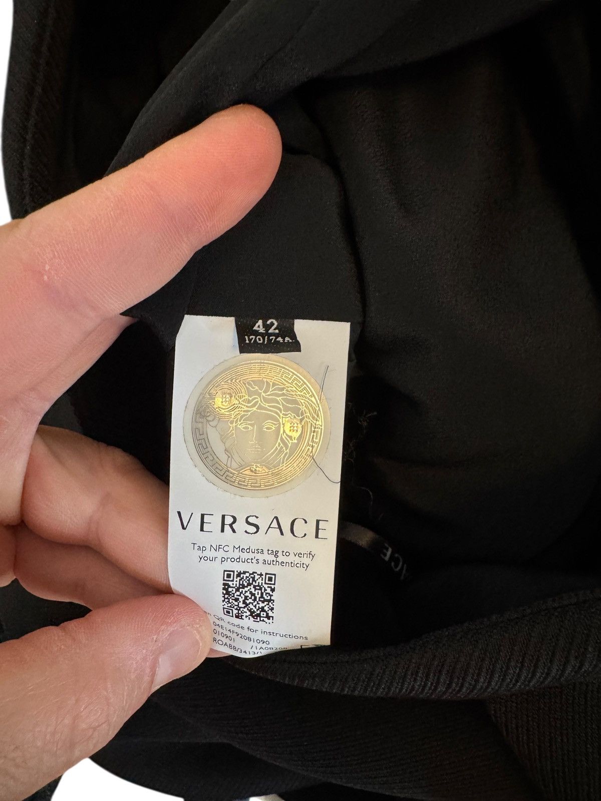 Versace Versace black flared technical skirt – size M Size 28" / US 6 / IT 42 - 5 Thumbnail