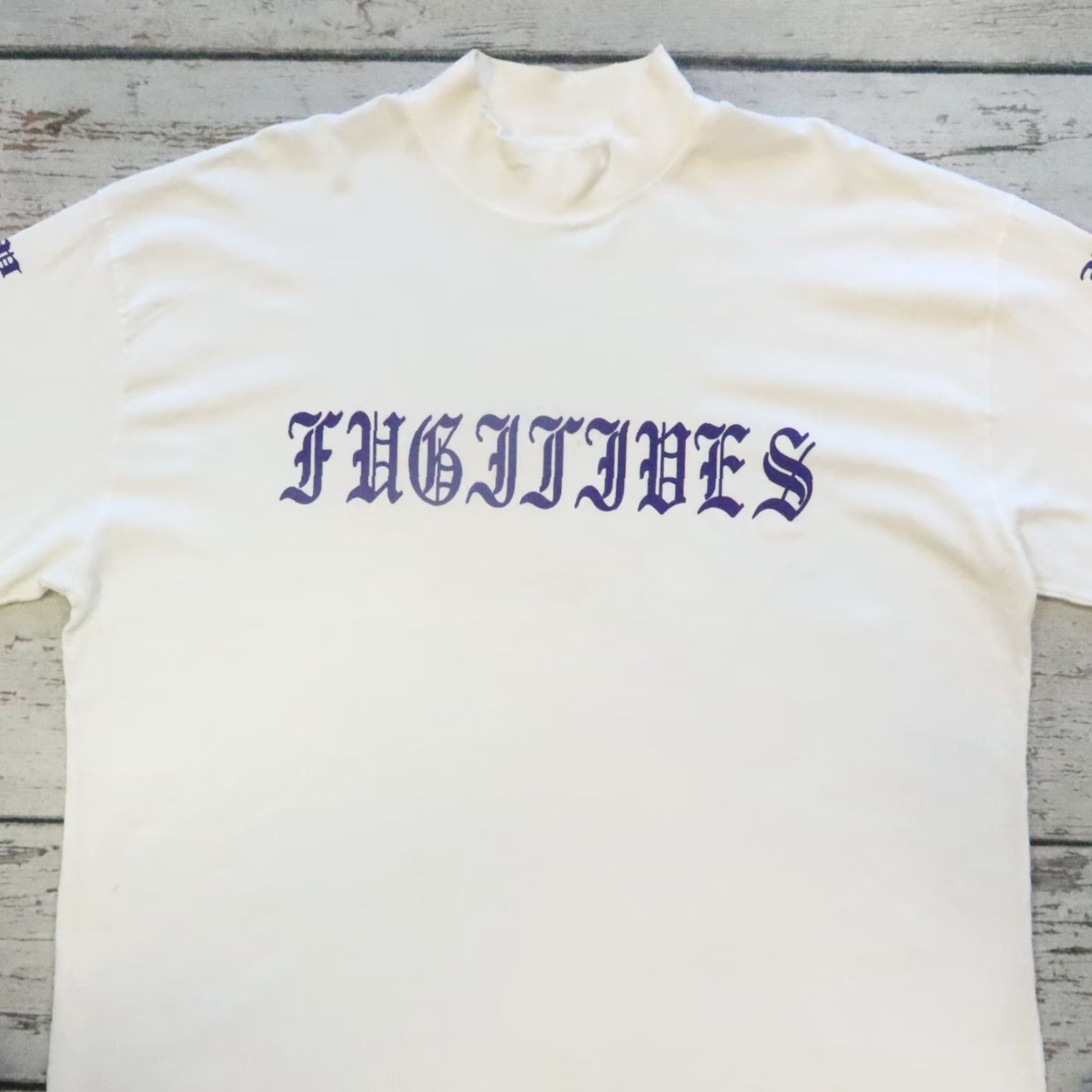 Russell Athletic VINTAGE Fugitives MC Motorcycle Club Richmond Long Sleeve Tshirt Shirt Size US XL / EU 56 / 4 - 3 Thumbnail