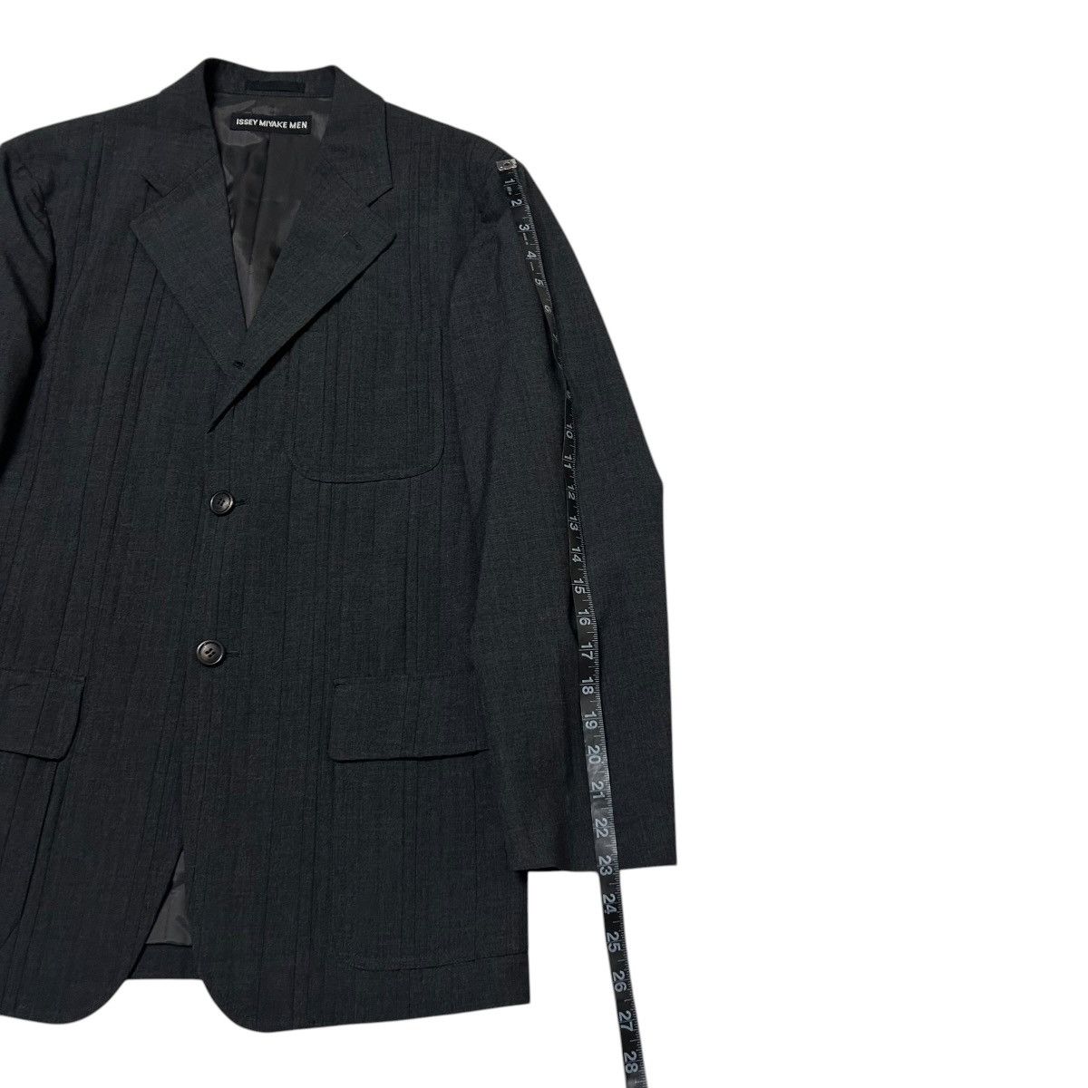 Issey Miyake 711 ISSEY MIYAKE MEN suit set up gray pleats design archive Size 40R - 11 Thumbnail