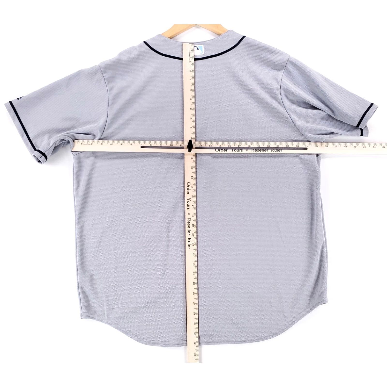 Vintage VINTAGE Majestic Tampa Bay Rays Jersey Gray Button Up 90s Made USA Mens XL Size US XL / EU 56 / 4 - 6 Thumbnail