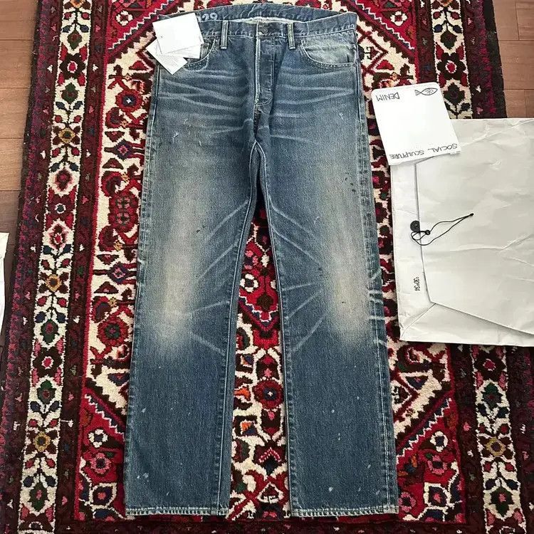 Visvim 21AW 01.2D29 washed denim