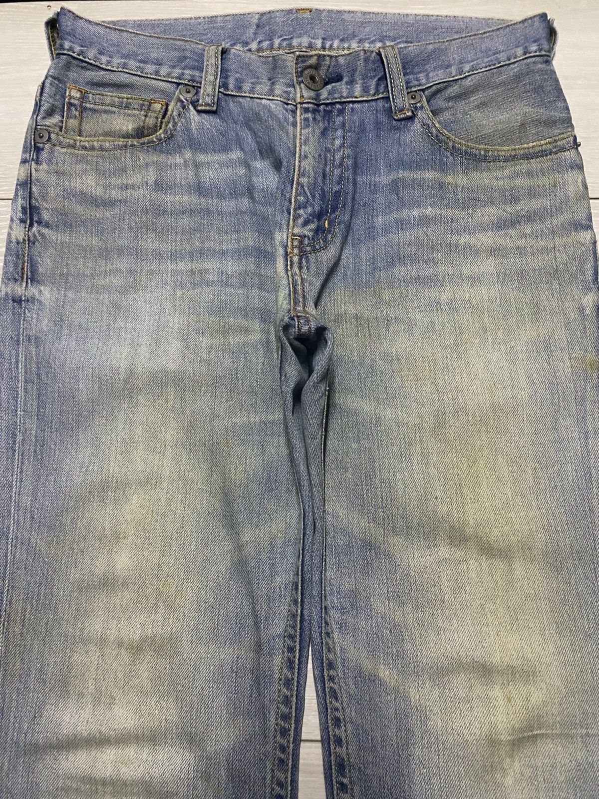 Uniqlo Vintage Uniqlo UJ Grunge Distressed Loose Jeans Size US 32 / EU 48 - 3 Thumbnail