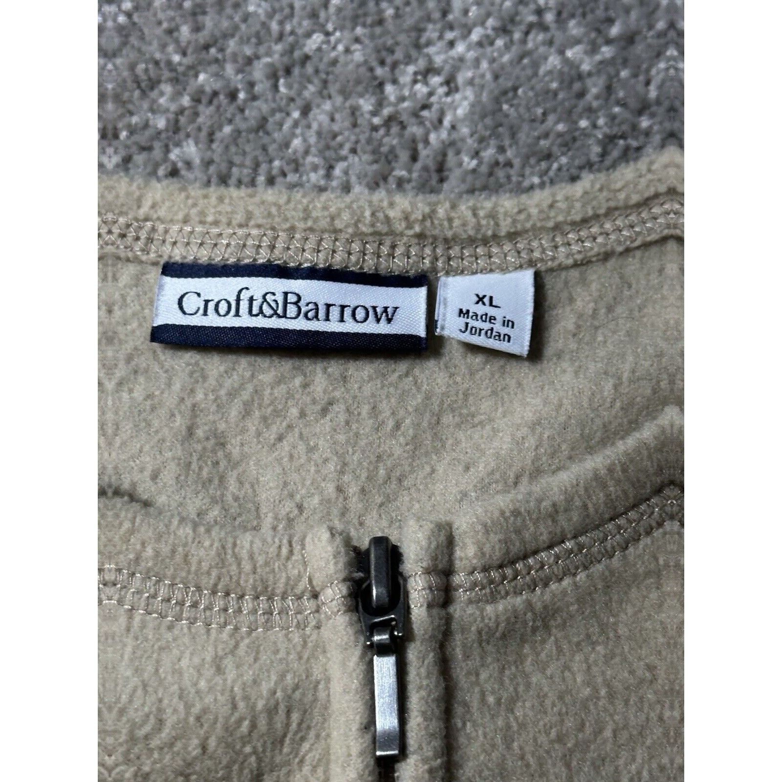 Croft & Barrow Womens XL Sweater Zip Snowflakes Cardinals Birds Cozy Size XL / US 12-14 / IT 48-50 - 9 Thumbnail