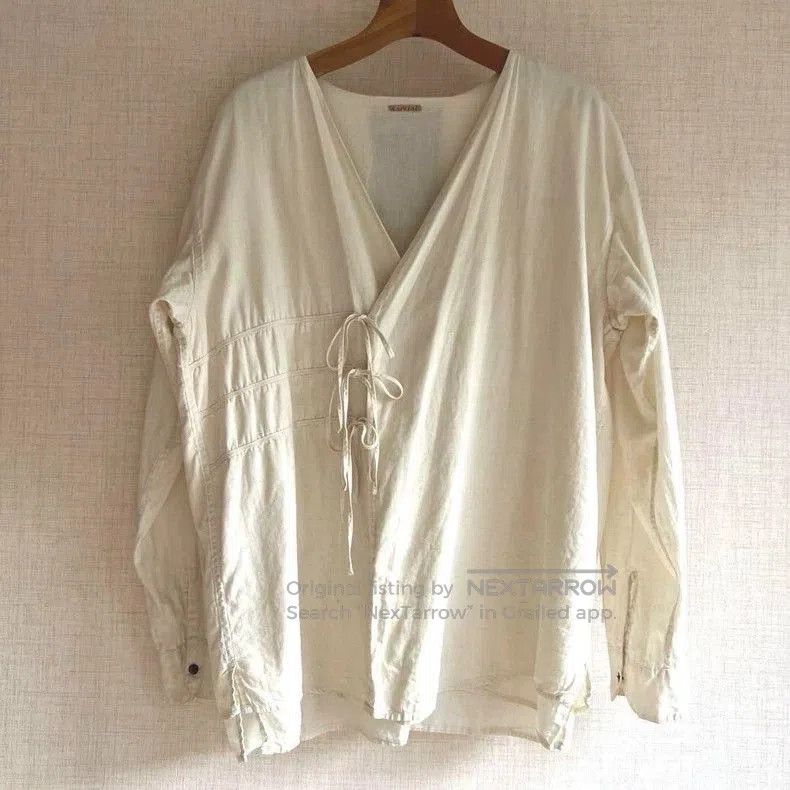 Kapital Rare Kapital Emblem Embroidered Linen Shirt. Size US M / EU 48-50 / 2 - 1 Thumbnail