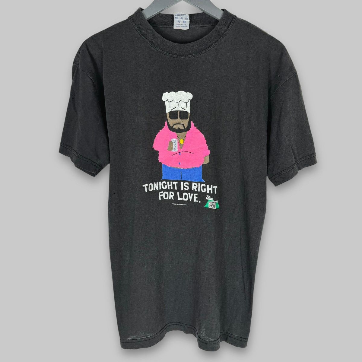 Cartoon Network Vintage 1999 South Park Tonight Is Right For Love T Shirt Size US L / EU 52-54 / 3 - 1 Thumbnail
