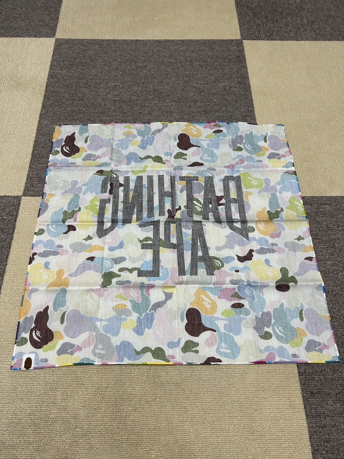 Bape NEW BAPE MULTI CAMO NYC LOGO BANDANA Size ONE SIZE - 7 Thumbnail