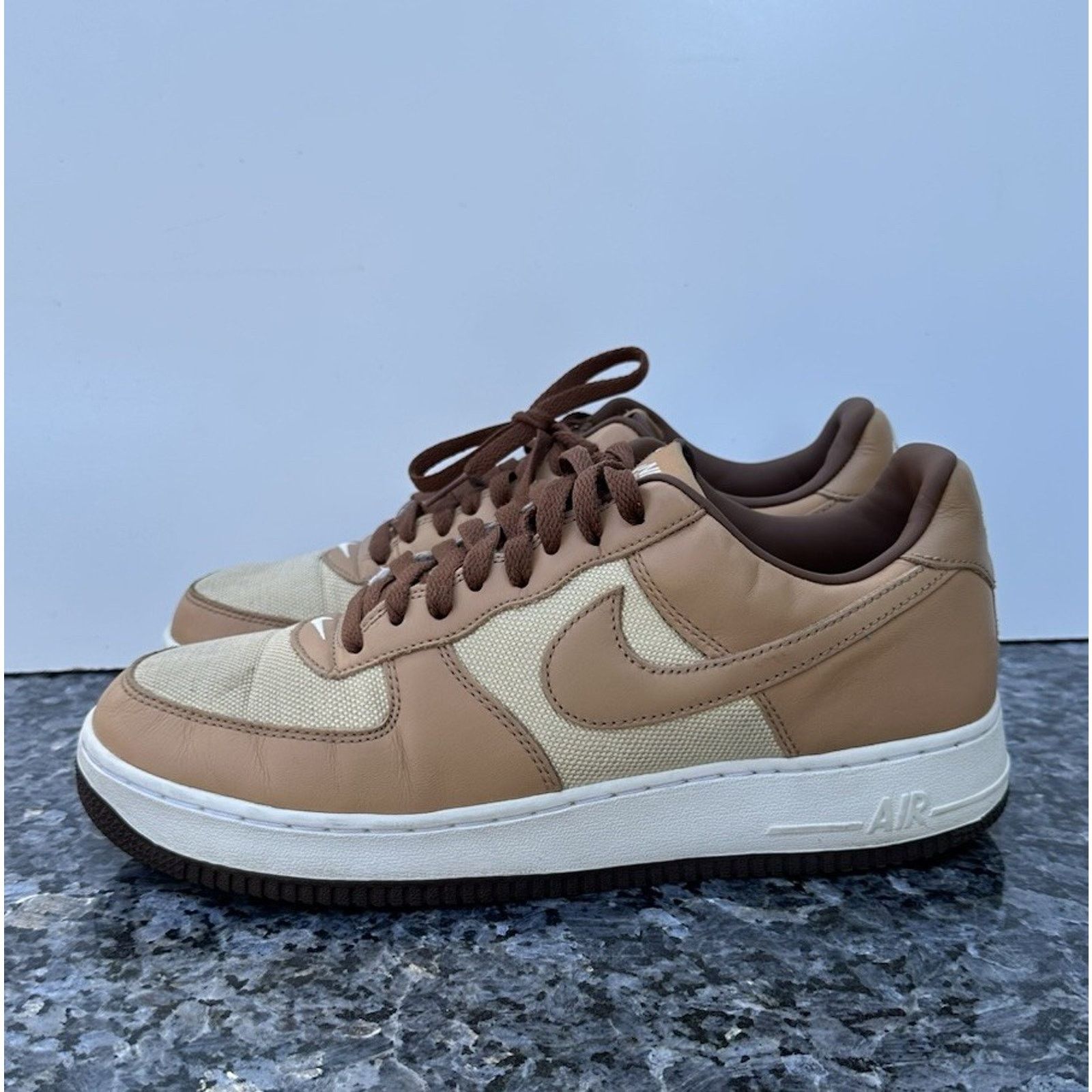 Nike NIKE AIR FORCE 1 QS NATURAL-UNDERBRUSH-ACORN SZ 10.5 Size US 10.5 / EU 43-44 - 2 Thumbnail