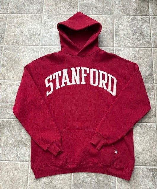 Vintage Vintage Stanford University Hoodie Size US L / EU 52-54 / 3 - 1 Thumbnail