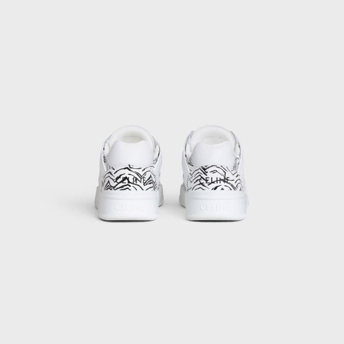 Celine o1bcso1str0625 353143841C Low-Top Sneakers Optic White/Black Size US 10 / EU 43 - 2 Thumbnail