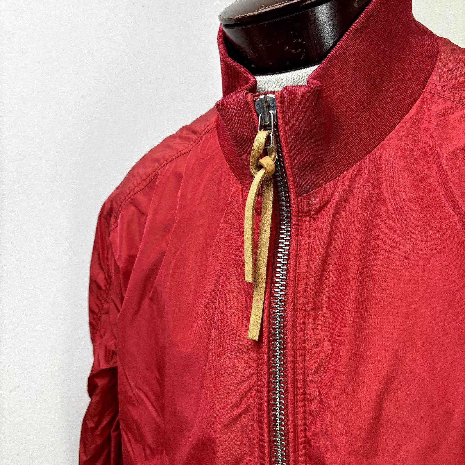 Baldessarini Baldessarini Size 54 Men's Red Windbreaker Full Zip Jacket M Size US L / EU 52-54 / 3 - 3 Thumbnail
