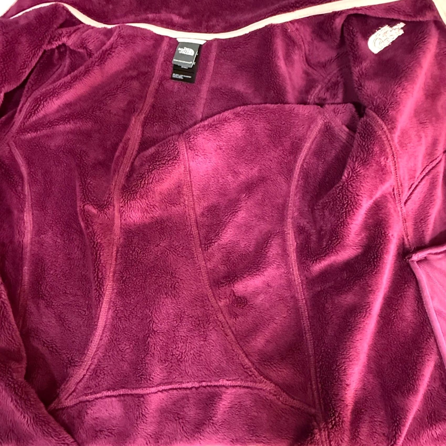 The North Face The North Face Morninglory M Full Zip Ultra Soft Fleece Jacket C708 Berry Purple / Pink Solid Zip Women's M EUC Size M / US 6-8 / IT 42-44 - 5 Thumbnail