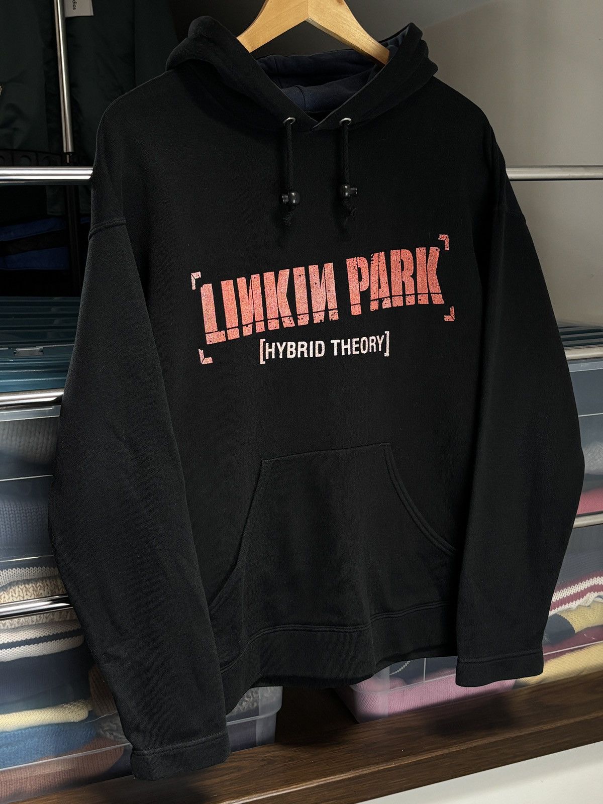 Vintage Linkin Park Hybrid Theory Vintage 00s Y2K Hoodie Band Rock Size US M / EU 48-50 / 2 - 2 Thumbnail