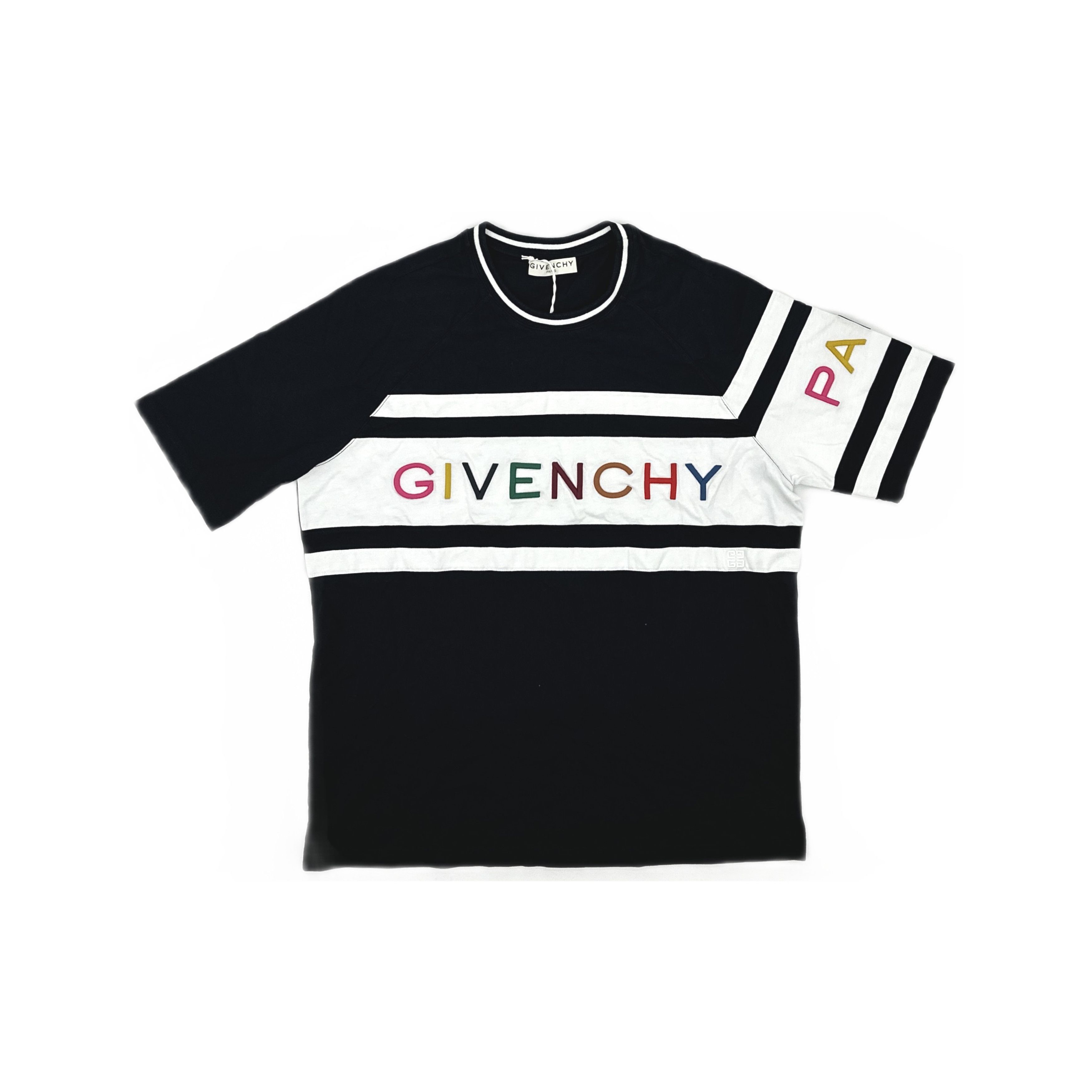 Givenchy Givenchy Multicolored Logo T-Shirt Size L Size L / US 10 / IT 46 - 1 Thumbnail