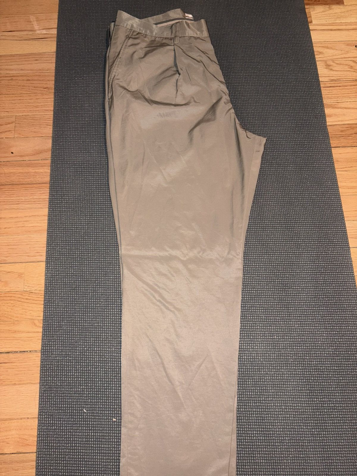 Robert Geller Robert Geller shimmer beige pants Size US 33 - 3 Thumbnail