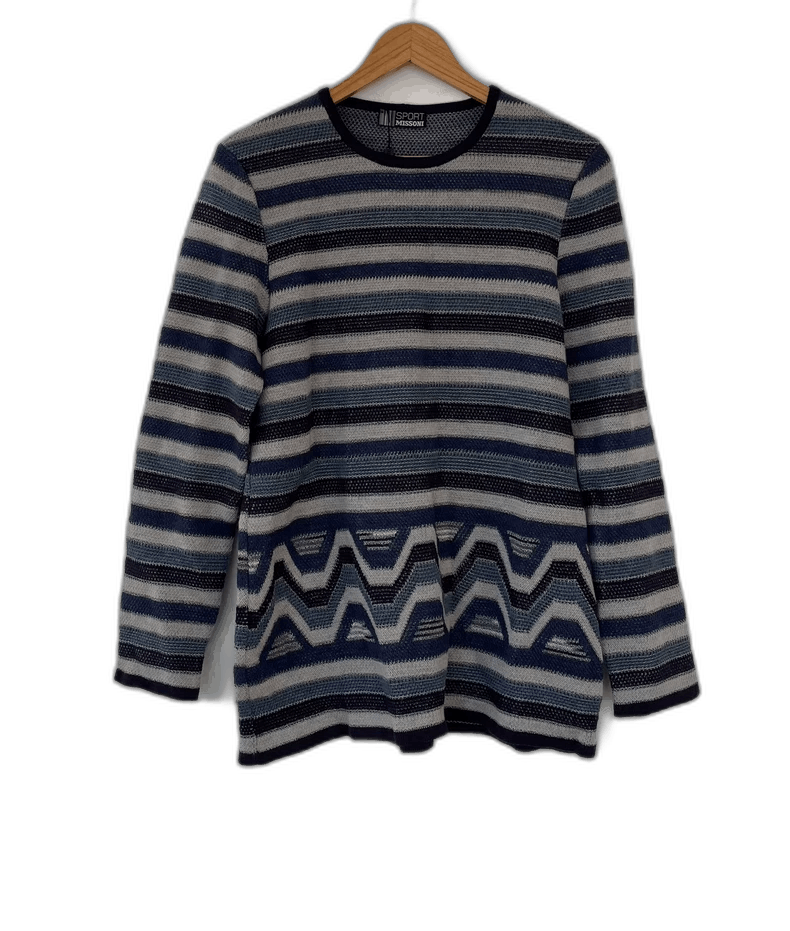 Missoni Missoni Sport Women's Striped Knit Sweater Size XL / US 12-14 / IT 48-50 - 1 Thumbnail