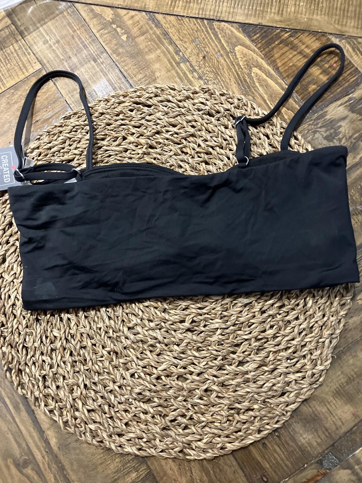 Other Nailheads NWT Bar lll Black Crop Top Stud Detailing, Size S Size ONE SIZE - 4 Thumbnail