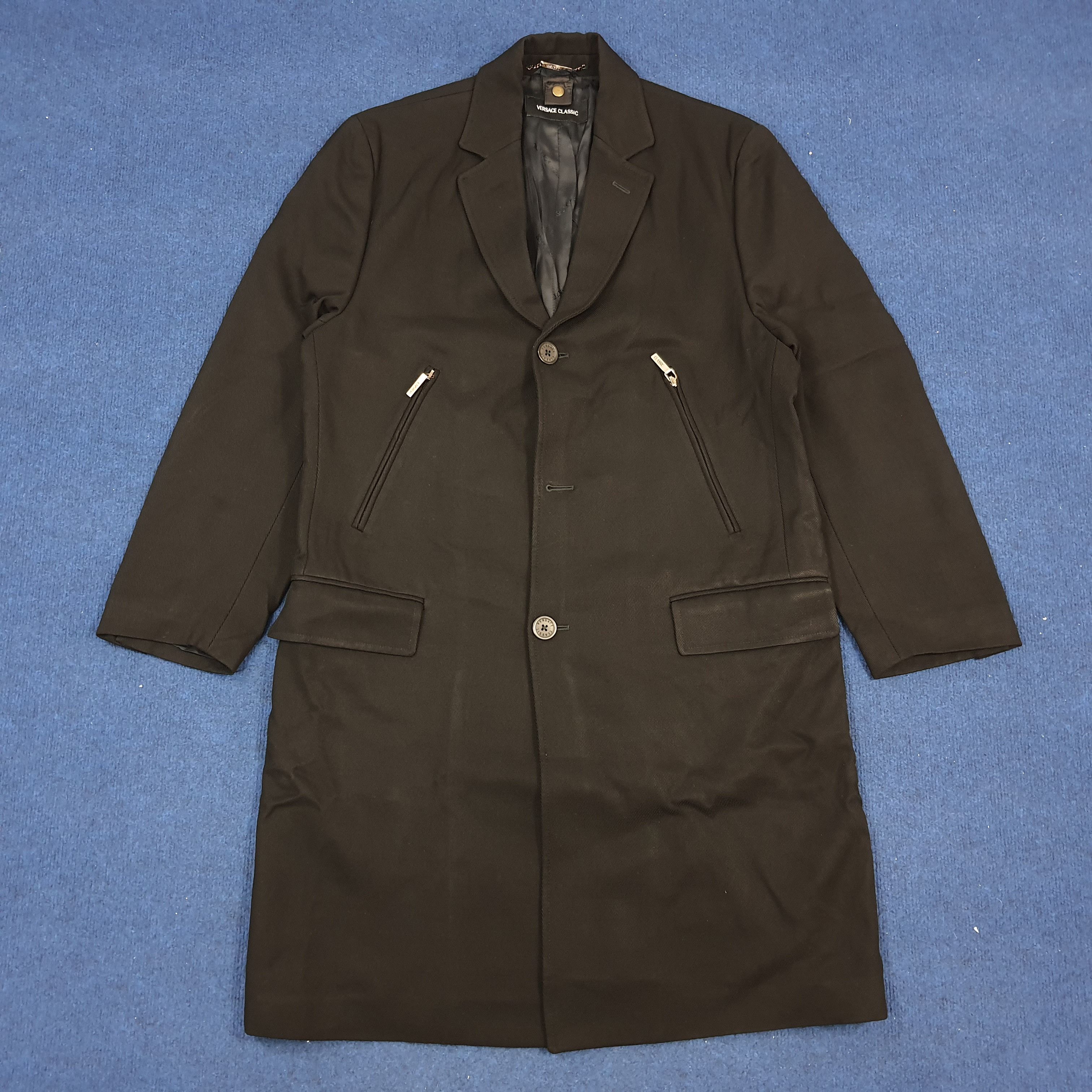 Versace × Vintage Vintage Versace Classic Trench Jacket Size US M / EU 48-50 / 2 - 1 Thumbnail