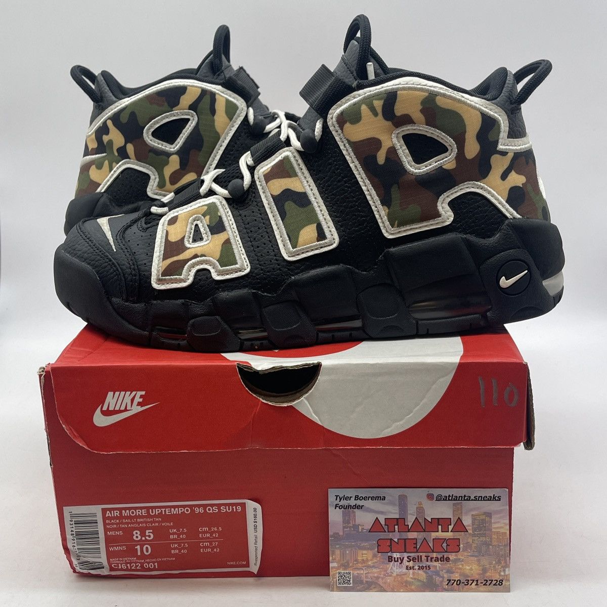 Nike Air more untempo camo Size US 8.5 / EU 41-42 - 1 Thumbnail