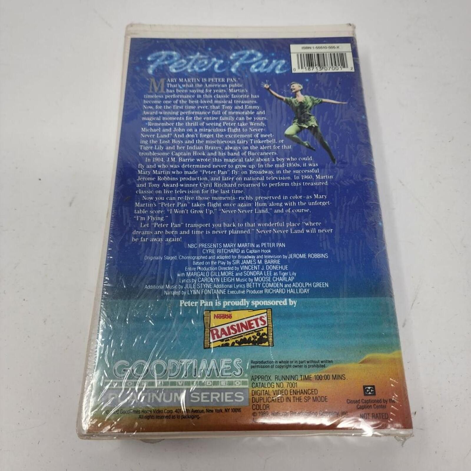 Other Sealed Vintage Peter Pan VHS Tape Size ONE SIZE - 3 Thumbnail