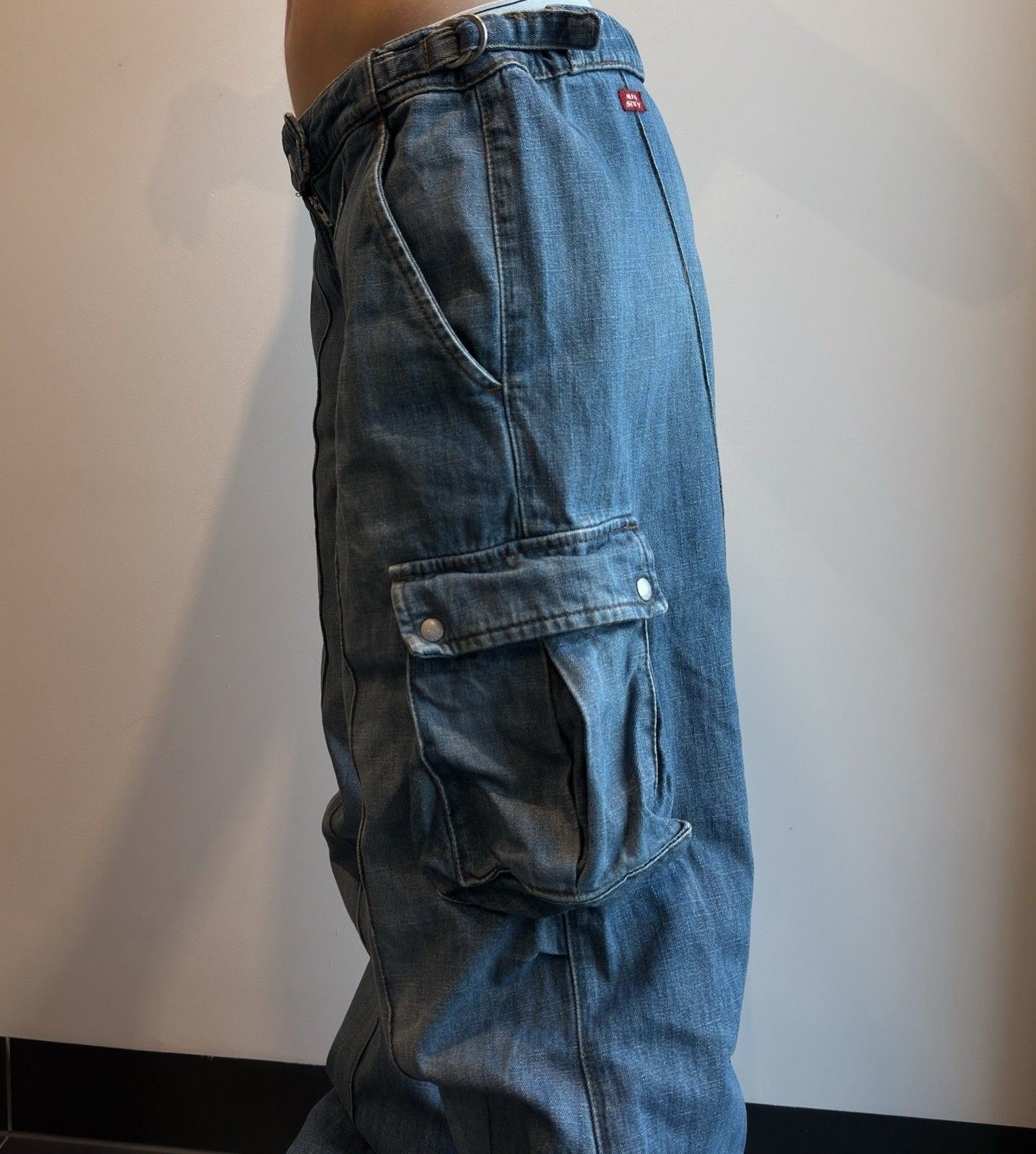 Miss Sixty Miss sixty 60 Baggy y2k Low rise Vintage Jeans pockets Size 29" - 11 Thumbnail