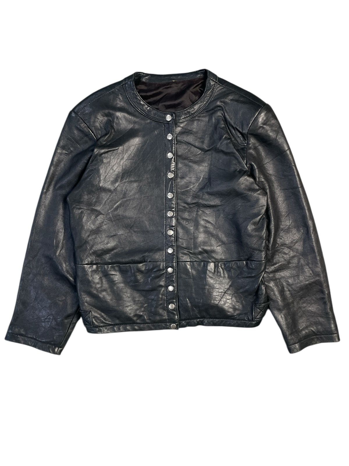 Japanese Brand Rare Vintage Japanese Brand Sheepskin Leather Jacket Size US M / EU 48-50 / 2 - 1 Thumbnail
