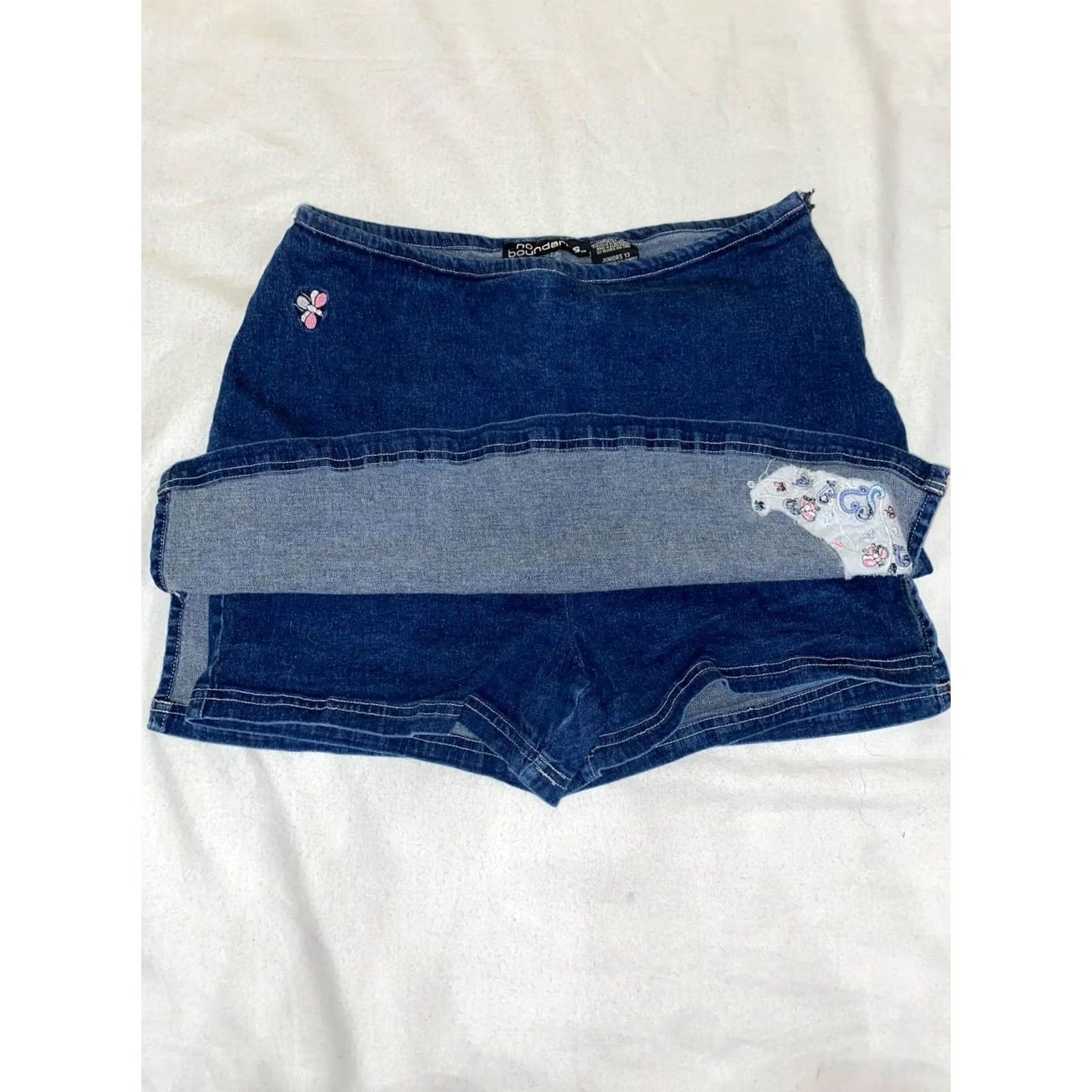 Vintage VINTAGE Women’s Skort No Boundaries Skort Blue Mini Small Activewear Womens Size ONE SIZE - 4 Thumbnail