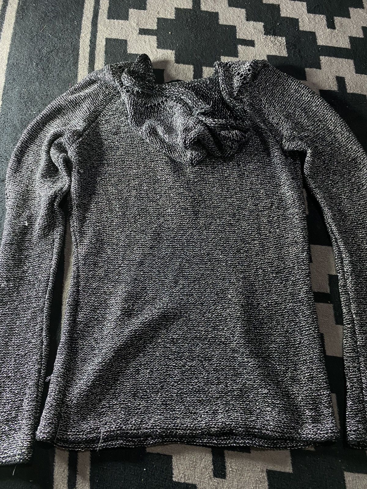 14th Addiction × KMRii × Yasuyuki Ishii Japanese ined knit glitter hoodie ifsixwasnine style Size US M / EU 48-50 / 2 - 7 Thumbnail