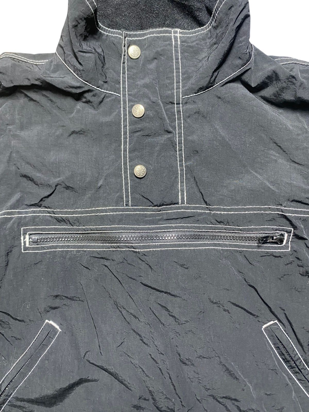 Japanese Brand VINTAGE HALF ZIPPER JACKET JOINT PUNK Size US XL / EU 56 / 4 - 6 Thumbnail