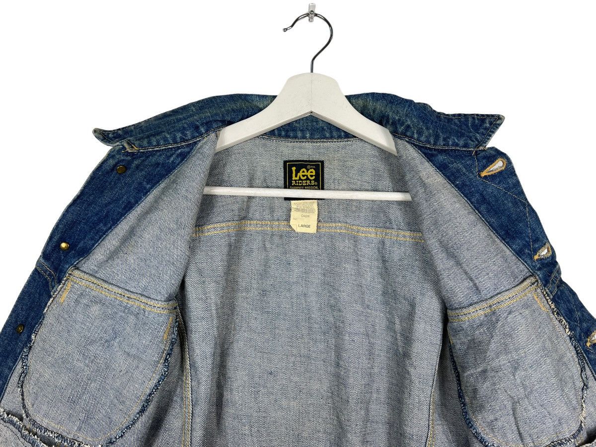 Lee 🔥 VINTAGE LEE RIDERS DENIM TRUCKER JACKET Size US L / EU 52-54 / 3 - 11 Thumbnail