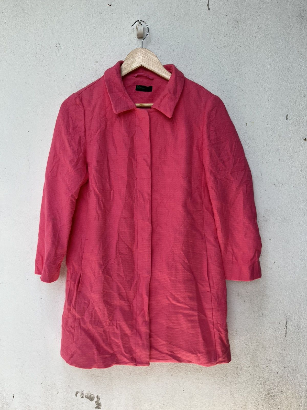 United Colors Of Benetton 💥Stile Benetton Pink Light Jackets Size M / US 6-8 / IT 42-44 - 1 Thumbnail