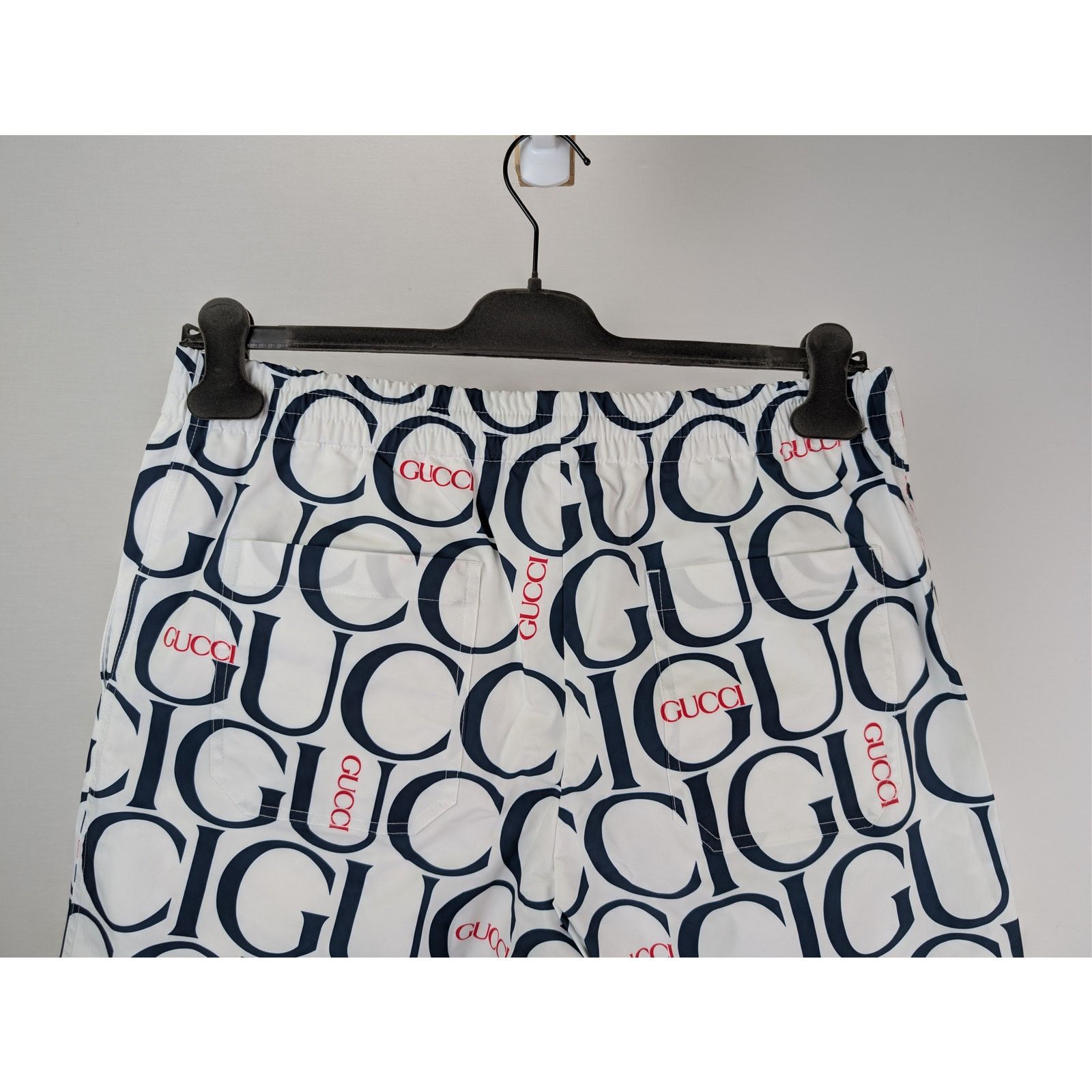 Gucci o1rshd1 GG Magazine Maxi on PL Print Short Pant Shorts White Size US 34 / EU 50 - 11 Thumbnail