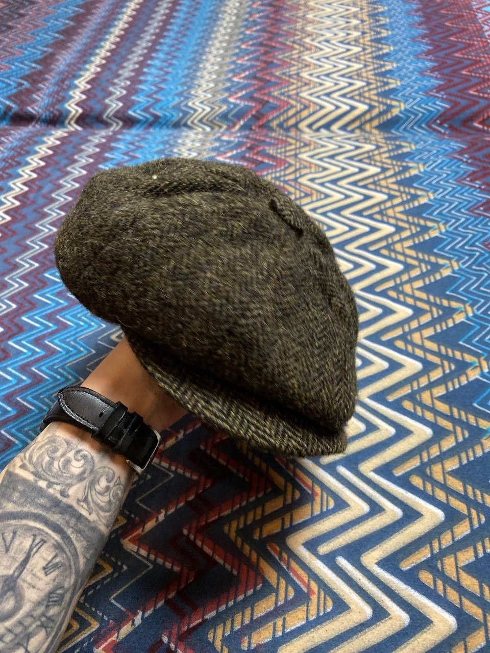 Harris Tweed Hats Vintage Harris Tweed Y2K Streetwear Size ONE SIZE - 8 Thumbnail