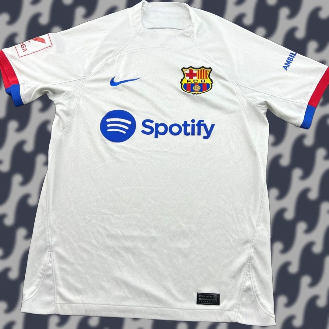 Nike Nike Shirt Barcelona 2023 2024 Away Football Jersey Small White Size US S / EU 44-46 / 1 - 1 Thumbnail